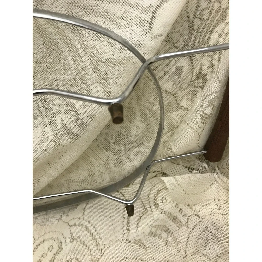Vintage Stainless Steel Casserole Holder Casserole Stand Frame Mid-Century Style